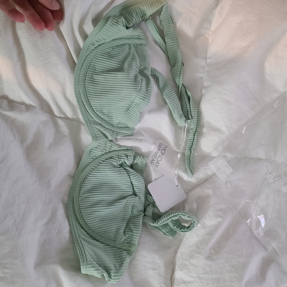 Monday Swimwear, Medium, and olive green color